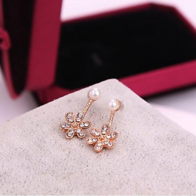 Khuyên hoa tuyết 6 cánh Phong Cách Hàn Quốc i15