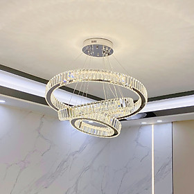 Mua Đèn thả pha lê MONSKY NIAN 3 vòng hiện đại trang trí nội thất cao cấp  sang trọng