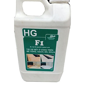 Tẩy rỉ sét ố vàng sàn bê tông, nền gach tường. HG F1 concrete rust remover 2 lít