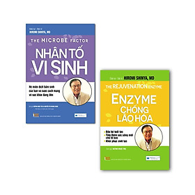 Download sách Sách - Combo 2 cuốn Nhân tố vi sinh + Enzyme chống lão hóa