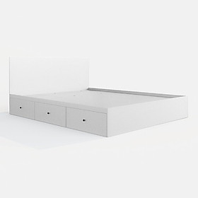 JESSE, Giường ngủ 3 hộc tủ kéo phong cách hiện đại BED_108, 203x80cm