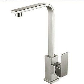 Mua Vòi rửa bát nóng lạnh vuông Inox cao cấp  kiểu dáng sang trọng