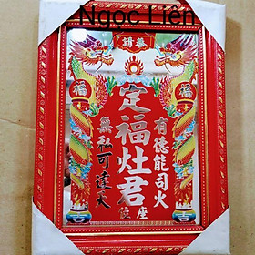 Mua Bài vị Ông Táo chữ chạm khuôn đỏ