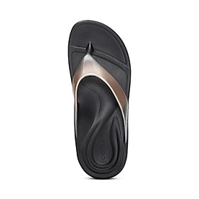 Dép xỏ ngón sức khỏe nữ Aetrex Lynco Maui Metallic Ombre