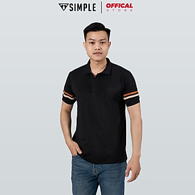 Áo thun polo nam TSIMPLE có cổ ngắn tay vải cotton cá sấu cao cấp form rộng big size A02005