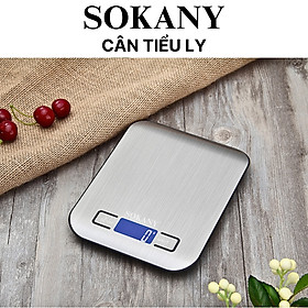 Mua Cân tiểu ly điện tử mini SOKANY nhỏ gọn định lượng 1g - 5kg  độ chính xác cao - SK19026 - HÀNG CHÍNH HÃNG