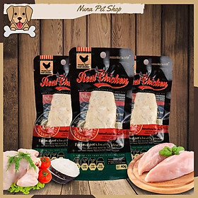 Ức gà hấp ăn liền cho chó mèo - Ức gà Pet Snack, Real Chicken