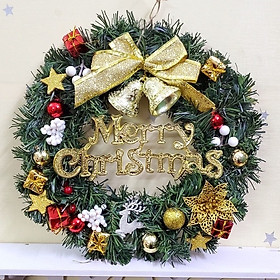 Mua Vòng Hoa Trang Trí Noel D30 Size 30cm Vòng Nguyệt Quế Giáng Sinh