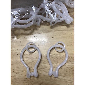 Mua Khoen Tròn Nhựa| Khoen Treo Có Móc Gài Dùng Treo Rèm Màn Móc Rèm  Khoen Treo Vòng Handmade  Treo Chậu Cây  Dùng Trong May Mặc Đời Sống- Kin Shop Handmade
