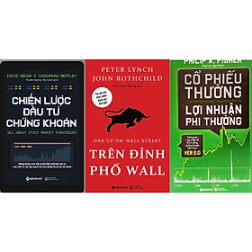 Hình ảnh Combo 4 cuốn - Chiến lược đầu tư chứng khoán sách + Cổ phiếu thường lợi nhuận phi thường sách + Trên đỉnh phố wall