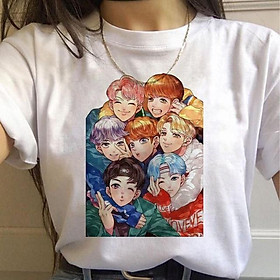 Áo Thun Kpop Jungkook Suga J K Pop Thời Trang Hàn Quốc
