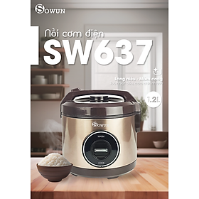 Mua Nồi cơm điện 1.2 Lít Sowun SW 637 - Hàng chính hãng
