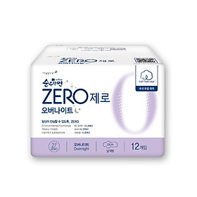 BĂNG VỆ SINH KLEANNARA ZERO OVERNIGHT BAN ĐÊM (33CM) - 12 MIẾNG
