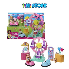 Bộ đồ chơi búp bê đi khu vui chơi Barbie
