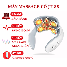 Máy Massage Cổ Vai Gáy, Mát Xa Rung Động Cơ Học Đấm Bóp Trị Liệu Nhức Mỏi JT88