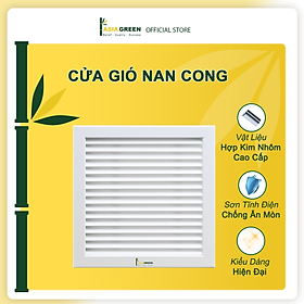 Mua Cửa Gió Nan Cong  Lưu Lượng Gió Cao  Loại Bỏ Bụi Bẩn  Sơn Tĩnh Điện  Asia Green ( Giá bao gồm VAT)
