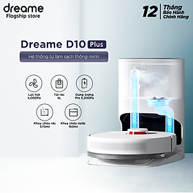 Mua Robot Hút Bụi Lau Nhà Thông Minh Dreame D10 Plus - Pin 5200mAh - Bản Quốc Tế - Hàng chính hãng