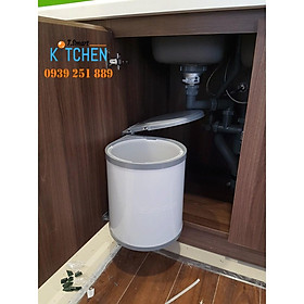Mua Thùng Rác Tròn Gắn Cánh Cho Tủ Bếp Dưới