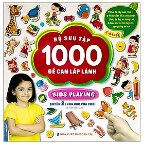 Bộ Sưu Tập 1000 Đề Can Lấp Lánh - Quyển 2: Vừa Học Vừa Chơi