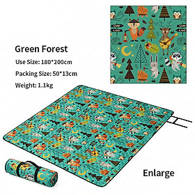Thảm trải picnic NH19D024-Z 180*200cm phù hợp dã ngoại, ngủ trưa văn phòng, thảm gia đình