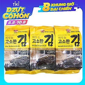 Rong Biển Tẩm Gia Vị Ăn Liền Ottogi (4.2G x 3 Gói)