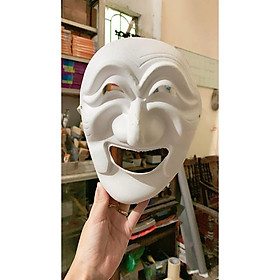 Mua Mặt Nạ Phù Thủy/Quỷ Giấy Bồi Trắng Có Quai Đeo  dùng Trang Trí Tô Màu Chơi Trung Thu  Hallowen Hay Các Lớp Học Vẽ