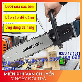 Lưỡi cưa xích gắn máy mài CHAIN SAW - luoi cua xich gan may mai