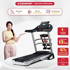 Máy chạy bộ tại nhà Kingsport Luxury KS-2039 có chức nâng dốc tự động, kèm theo đai massage và thanh gập bụng