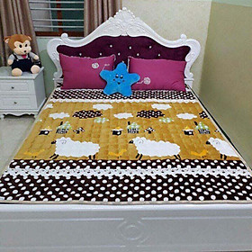 Mua Thảm Trải Giường Lông Cừu Thảm Nỉ Nhung Trải Giường