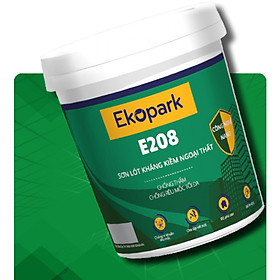Mua Sơn lót kháng kiềm ngoại thất E208 - THÙNG 12KG - Ngăn chặn sự kiềm hóa  giữ cho màu sơn bền lâu  nhanh khô  không cháy  không chứa chất độc hại