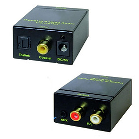 Mua Bộ chuyển đổi tín hiệu âm thanh quang (Optical) sang Analog (RCA) có cổng 3.5 kèm dây nguồn Usb