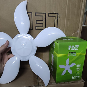 Mua Bóng Đèn Led Hình 5 Cánh Quạt   Đèn Led 5 Cánh Hoa ( thêm 1 bóng trung tâm)  Ánh Sáng Trắng Tiết Kiệm Điện siêu sáng  chuôi E27