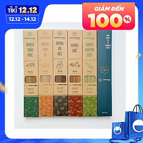 Mua Nhang sạch Dương Minh hộp 50cây 100% thành phần tự nhiên các loại hương nhang Cam Sả nhang Bồ Kết nhang Bắc nhang Thảo Mộc nhang Quế nhang Khuynh Diệp và Trầm Hương cao cấp