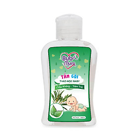 Tắm gội Thảo mộc Baby chiết xuất Trầu Không và Tràm Trà 100ml BuB&MuM công dụng diệt khuẩn, làm sạch, ngăn ngừa rôm sảy, mụn nhọt và giữ da luôn mềm mại, thơm mát hàng công ty chính hãng, xuất xứ Việt Nam