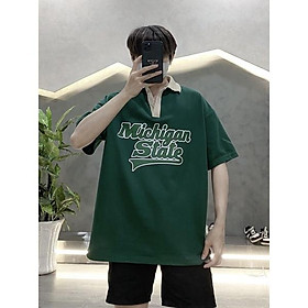 Polo nam in hình polo unisex chất vải cá sấu dày dặn