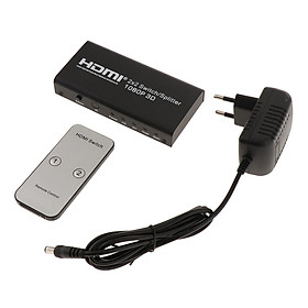 HDMI Switch 2 in 2out Switcher Selector Splitter Hub Box For HDTV HD EU Plug