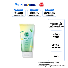 Tinh chất chống nắng nâng tone che phủ lỗ chân lông SUNCUT (80 g/tuýp)