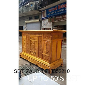 Mua Tủ thờ gỗ mít kiểm hàng trước khi thanh toán