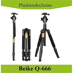 Chân máy ảnh Tripod Beike Q-666, Hàng chính hãng