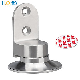 Bộ chặn cửa chống va đập nam châm hít dán sàn inox 304 Hobby Home Decor CC5 có keo dán và đinh ốc không rỉ sét