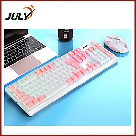 Bộ bàn phím chuột không dây Yindiao KM-01 kết nối bằng chip USB 2.4G chuyên game có đèn led cực đẹp - JL - HÀNG CHÍNH HÃNG