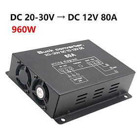 Bộ đổi nguồn DC24V sang DC12V 80A Sử dụng cho các bộ sạc, dàn âm thanh, camera, định vị, đèn LED chiếu sáng