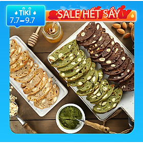 Bánh ăn kiêng dành cho người tiểu đường, bánh ăn kiêng Biscotti không đường natural meal