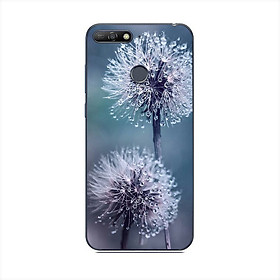Ốp điện thoại dành cho máy Huawei Honor 7C - 1811 bông hòa và giọt nước MS DMT001