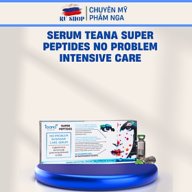 Serum Teana Super Peptides NO PROBLEM INTENSIVE CARE SERUM loại bỏ m.ụn gom cồi se khít chân lông