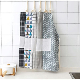 Tạp Dề Họa Tiết Có Túi Đựng