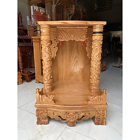 Mua Bàn thờ thần tài ông địa gỗ gõ   bàn thờ gỗ cao cấp ngang 48 X68 cm