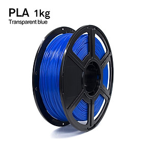 Flashforge 3d Printer Filament PLA 1.75mm 1kg(2.2lbs)/spool 3D Printing Materials for FDM Printers Color: Transparent blue