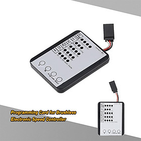 Rc Automotive Esc Brushless Electronic Speed Controller Programming Card