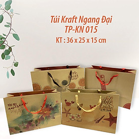 Tk05-Túi Kraft Ngang Đại-36 X 25 X 15Cm